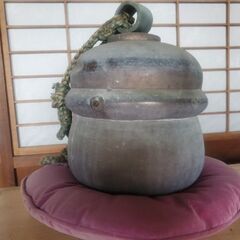 本坪鈴 古 銅 福鈴／縁起物／魔除け／神社の画像