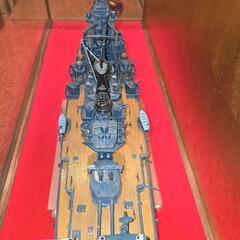 船艦の模型の画像