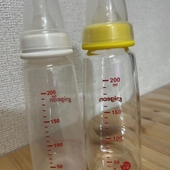 Pigeon哺乳瓶　プラ+ガラス　　の画像