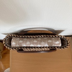 籐カゴバッグの画像