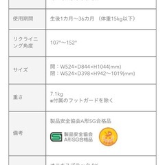 アップリカA型ベビーカー『最上級グレード』の画像