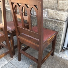 喫茶イス　4脚セット　レトロの画像