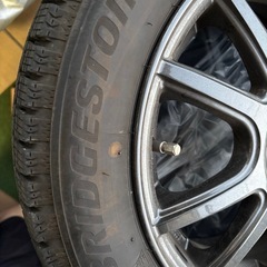 ⭐︎ブリヂストン　スタッドレスタイヤ　ホイール付き⭐︎155／65R14の画像