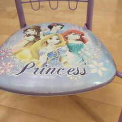 豆イス　ディズニー　プリンセス　ベビー　ローチェアの画像