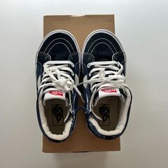 【美品】VANS 子供用 ハイカットスニーカー スケートハイ バンズ キッズ 18.5cmの画像