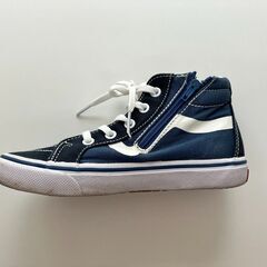 【美品】VANS 子供用 ハイカットスニーカー スケートハイ バンズ キッズ 18.5cmの画像