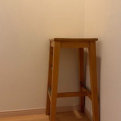 ビンテージ木製スツールの画像