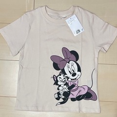 110/115 新品　ミニーちゃん&フィガロのTシャツ　2枚での画像