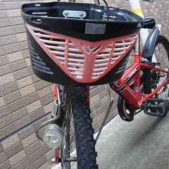 （相談中）子ども用自転車（22インチ）マウンテンバイク 赤の画像