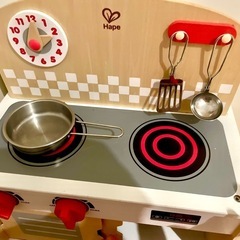 木製キッチンセットの画像
