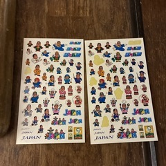 ジャパンの方のシール　4枚の画像