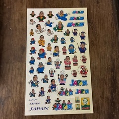 ジャパンの方のシール　4枚の画像