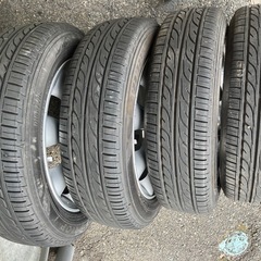 ララパーム 14in 4.5J +43 PCD100 155/65-14タイヤ付 の画像