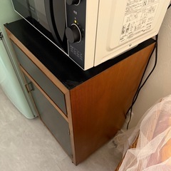 【アンティーク】木製　棚の画像