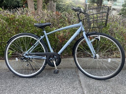 【中古自転車】シティサイクル 27インチ　6段変速　DCM　フェルマータ　ママチャリ　前後タイヤ新品