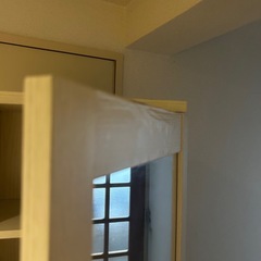 全身鏡付の棚の画像