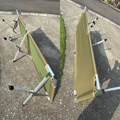 ★2個セット折りたたみレジャーベッド★コットの画像