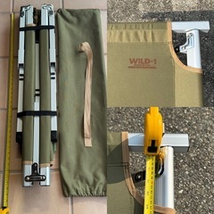 ★2個セット折りたたみレジャーベッド★コットの画像