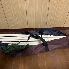 昔ながらの懐かしい雰囲気のハンモックの画像