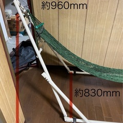 昔ながらの懐かしい雰囲気のハンモックの画像