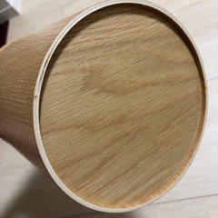無印良品　ゴミ箱　木製の画像