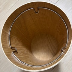 無印良品　ゴミ箱　木製の画像