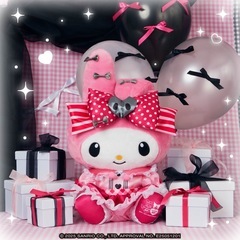 My Melody 50周年 ぬいぐるみ 特賞 マイメロの画像