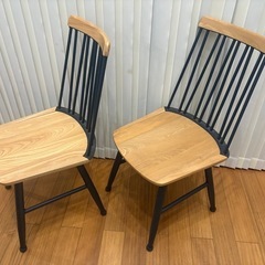 アイアン　ダイニングチェア2脚の画像