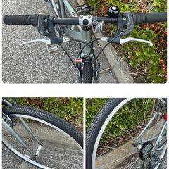 【中古自転車】ブリヂストン　クロスバイク　オルディナ　NS342　27インチ　新品交換パーツ多数の画像