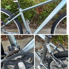 【中古自転車】ブリヂストン　クロスバイク　オルディナ　NS342　27インチ　新品交換パーツ多数の画像