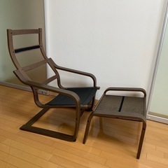 美品イケアIKEA ロッキングチェアの画像