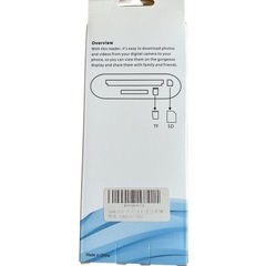 Lightning 端子対応の2in1メモリーカードカメラリーダーの画像