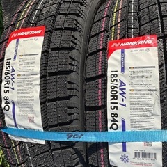  新品４本セット　NANKANG AW-1 スタッドレスタイヤ 185/60R15 84Qの画像