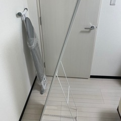 ニトリ　スタンドミラー　鏡　美品　の画像