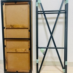 ★シンプルカッコ良い★アイアンウッドラックの画像