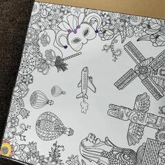 塗り絵の画像