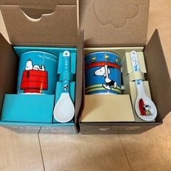 新品　スプーン付マグカップ2個セットの画像