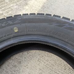 美品２０２３年ブリヂストン冬タイヤ工賃込み１５５／６５Ｒ１４　４本セット②の画像