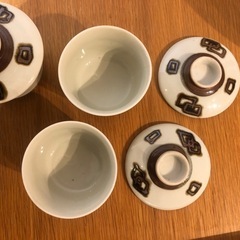 茶碗蒸し 陶器 4個セットの画像