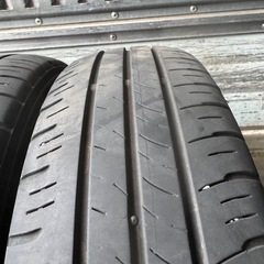 バリ山　DUNLOP  EC300+ 155/65R14 夏タイヤ　2021年製　14インチの画像