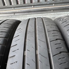 バリ山　DUNLOP  EC300+ 155/65R14 夏タイヤ　2021年製　14インチの画像