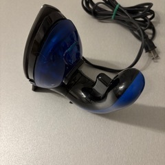★500円【中古】ポータブル ミニ スチームアイロン ブルー 軽量 の画像