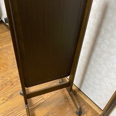 スタンドミラーキャスター付きの画像