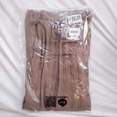 新品 スカート チュールスカート ブラウン 体型カバーの画像