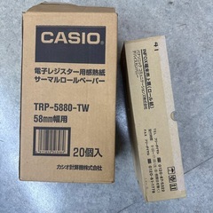 カシオ　レジスター（ジャンク）　ロールペーパー付きの画像