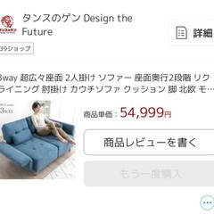ソファベッド※8/29(金)までの受け取り限定の画像