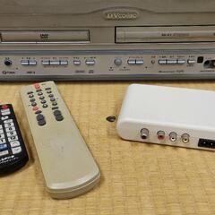 2004年製DVD＆ビデオデッキ付ブラウン管テレビの画像