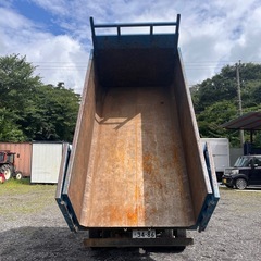 三菱 キャンター 4ナンバー 深ダンプ 土砂禁 車検付 実走行48000km 記録簿有りの画像