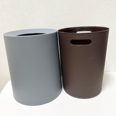 北欧風 インテリア ゴミ箱 8L グレー 袋が見えない おしゃれ リビングの画像