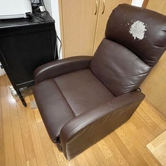リクライニング　ソファの画像